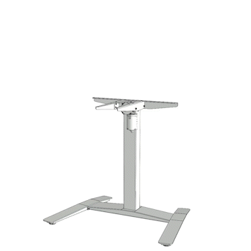 Gestell steh/sitz | Width 79 cm | Weiß